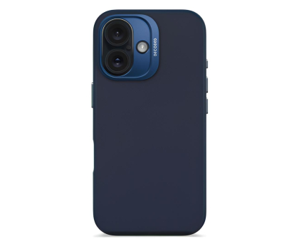 Etui / obudowa na smartfona Decoded AntiMicrobial Silicone Backcover iPhone16 MagSafe blue print